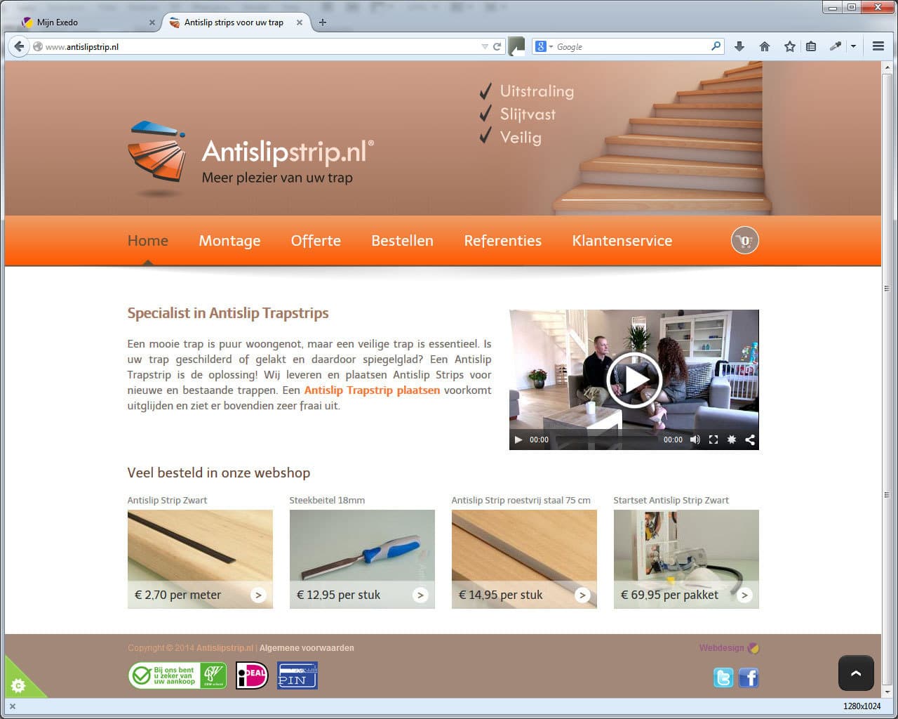 Voorbeeld Antislipstrip.nl