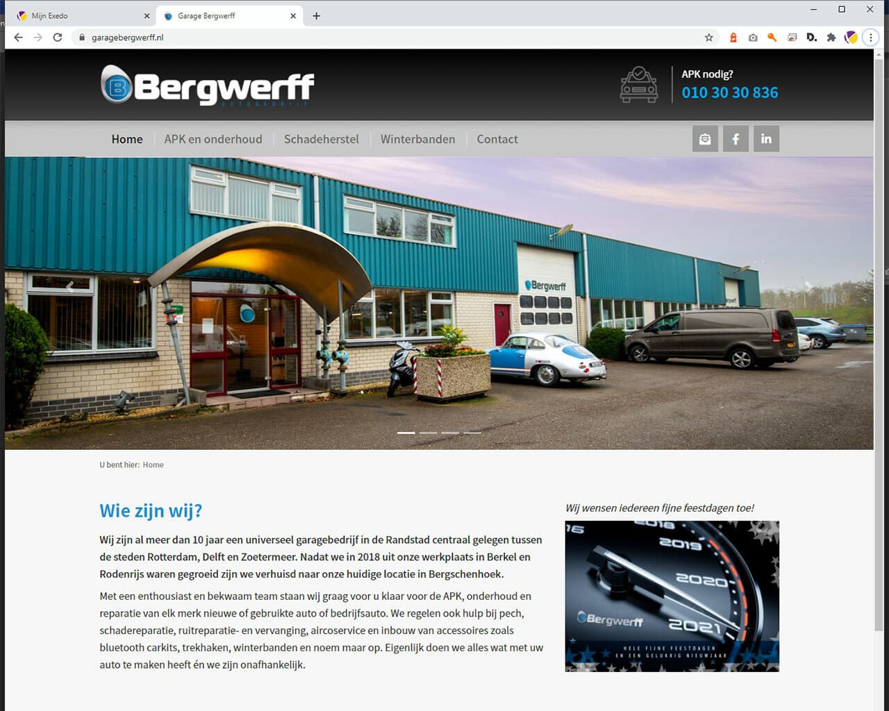 Voorbeeld Autobedrijf Bergwerff