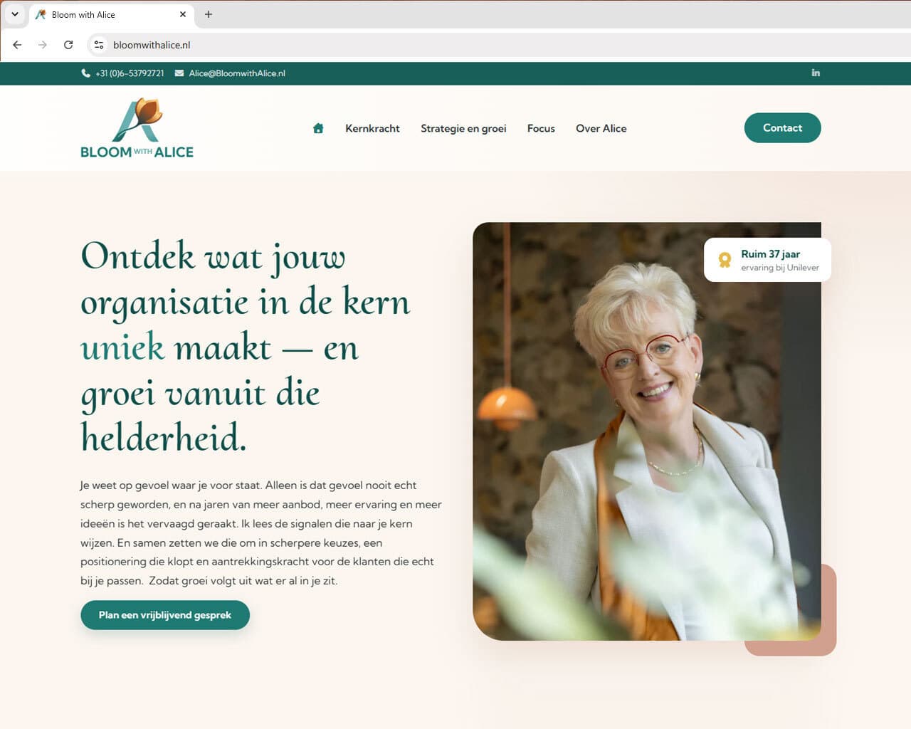 Voorbeeld Bloom with Alice