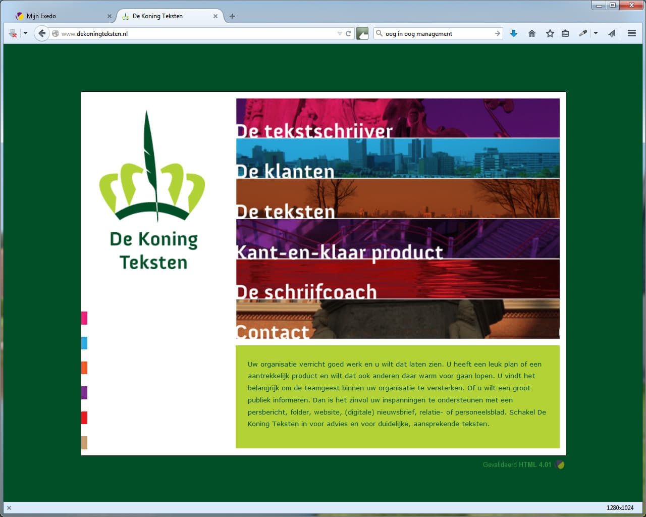 Voorbeeld De Koning Teksten