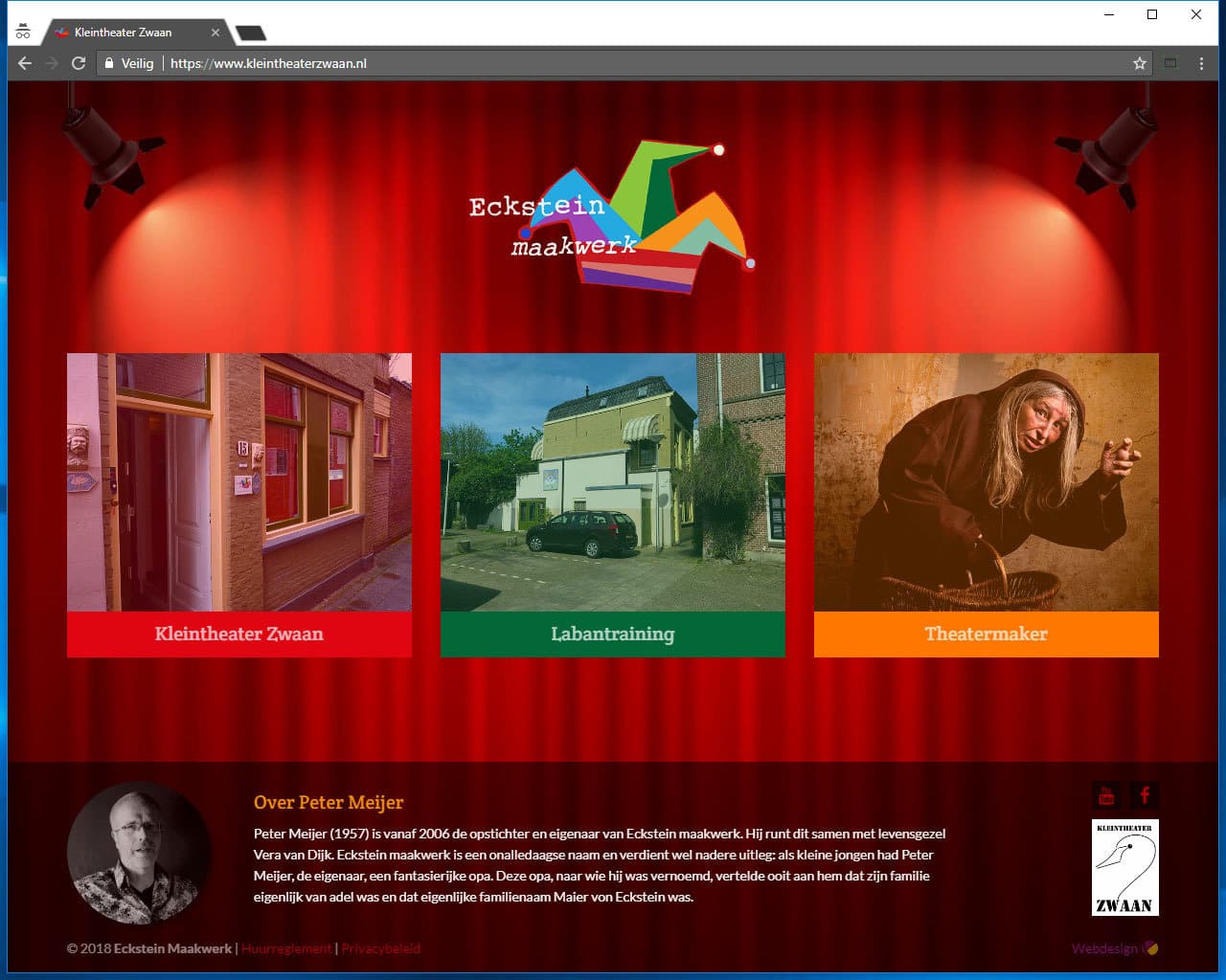 Voorbeeld Kleintheater Zwaan
