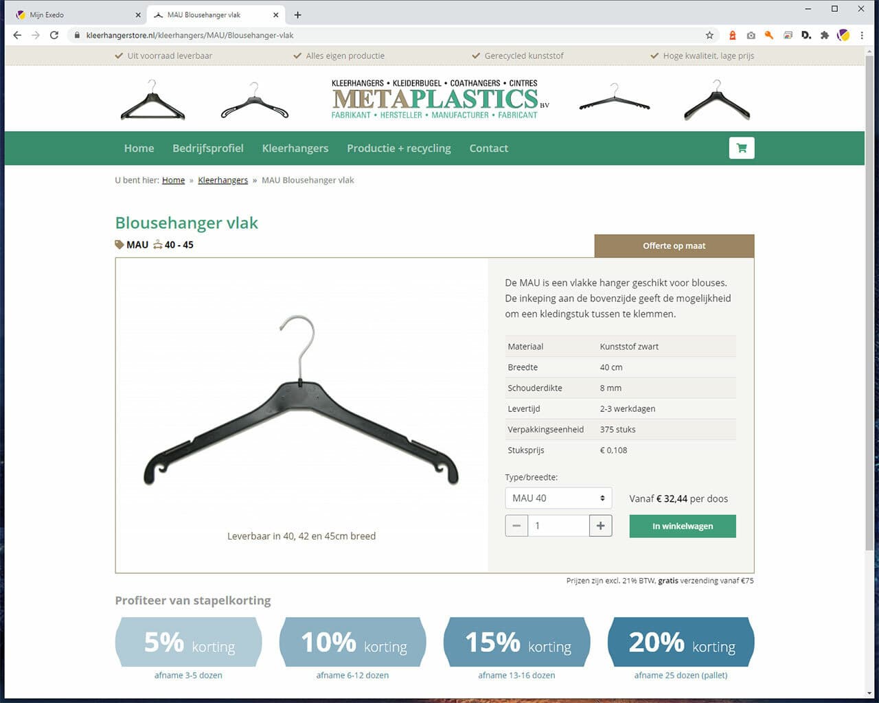 Voorbeeld Metaplastics