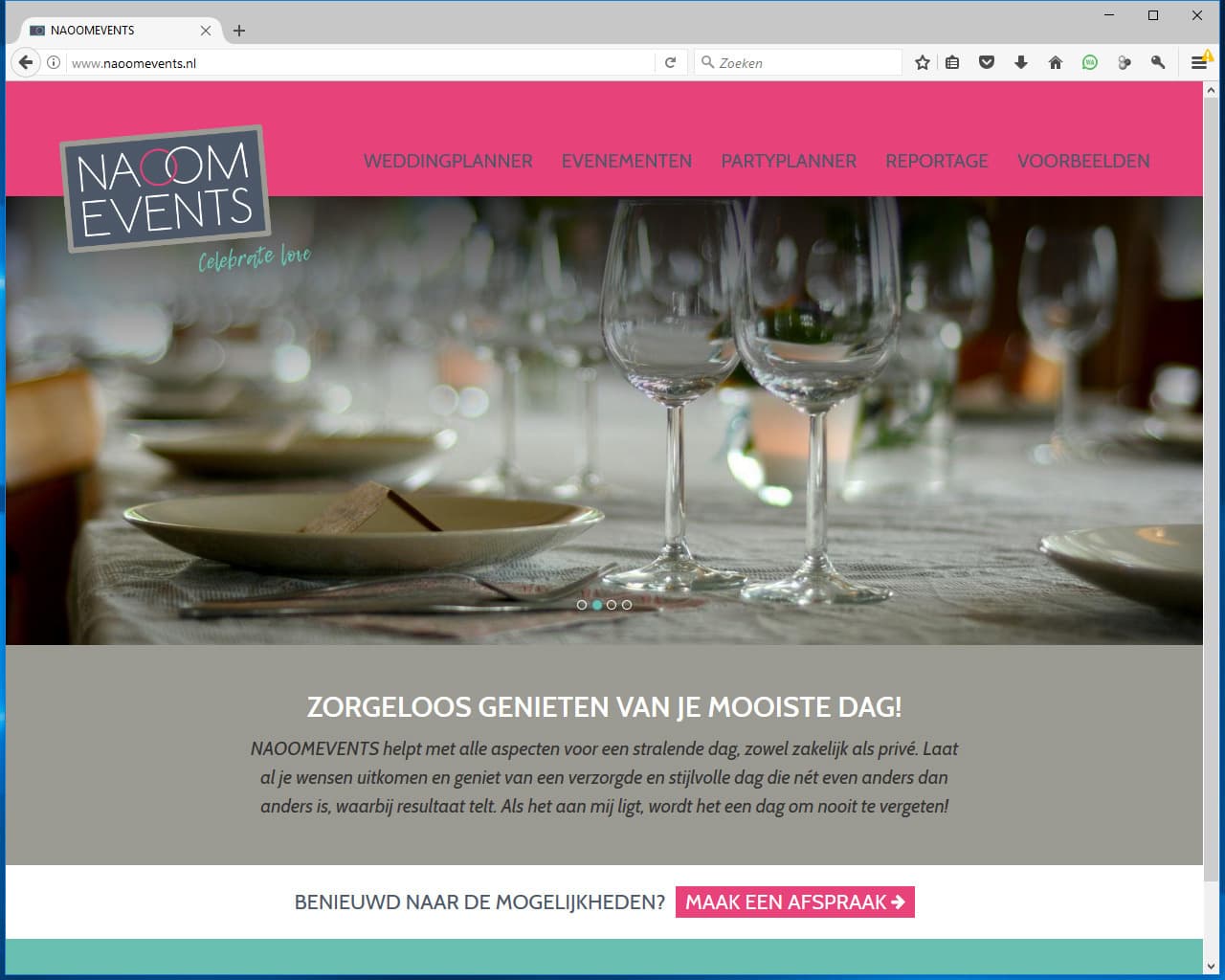 Voorbeeld Naoomevents