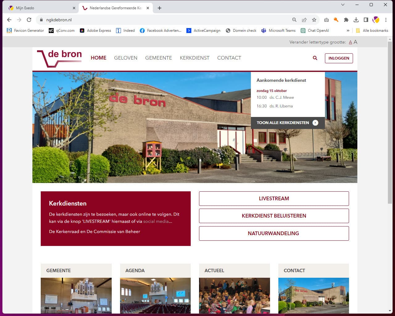 Voorbeeld NGK de Bron