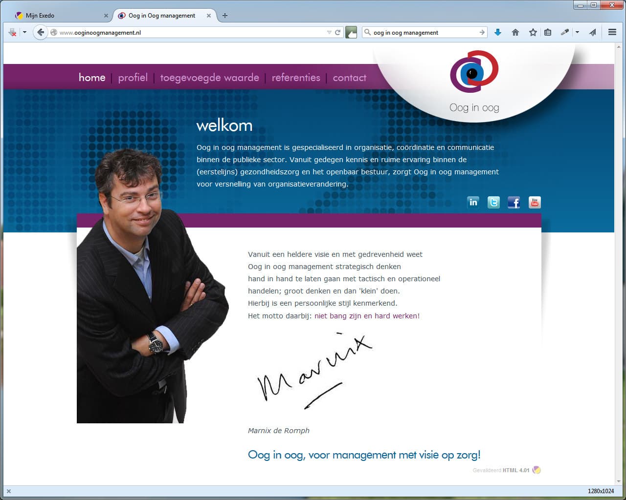 Voorbeeld Oog in oog