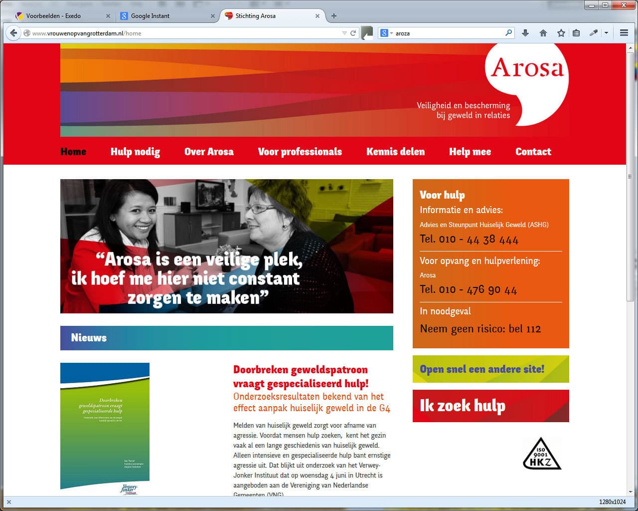 Voorbeeld Stichting Arosa
