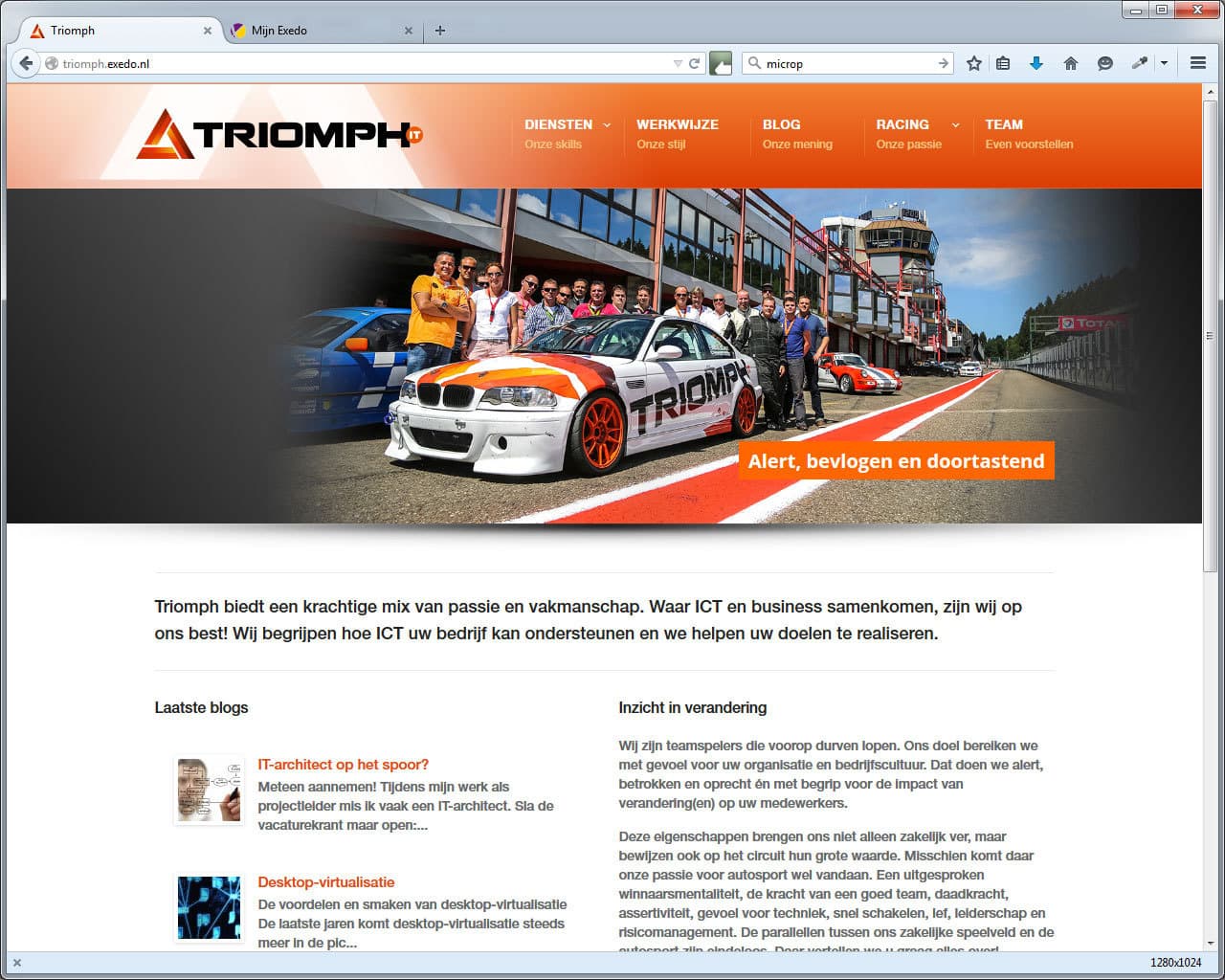Voorbeeld Triomph