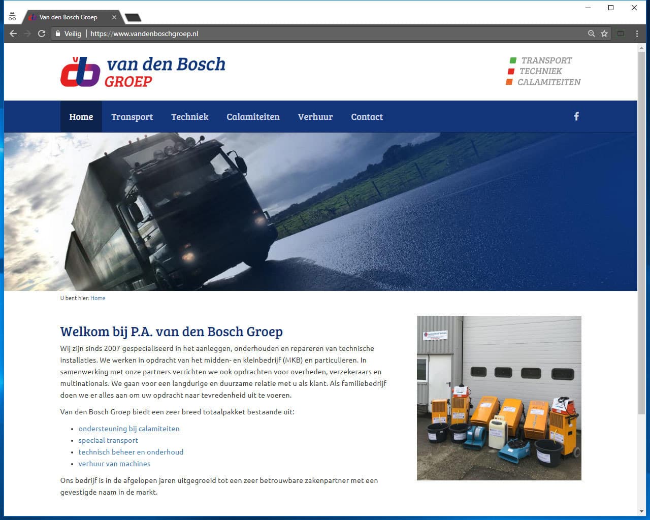 Voorbeeld Van den Bosch Groep