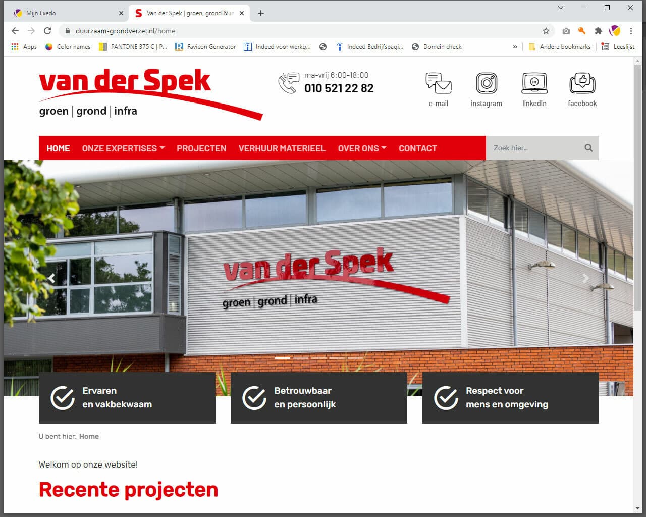 Voorbeeld Van der Spek
