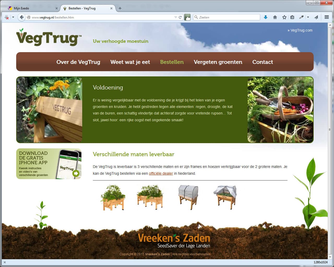 Voorbeeld Vegtrug