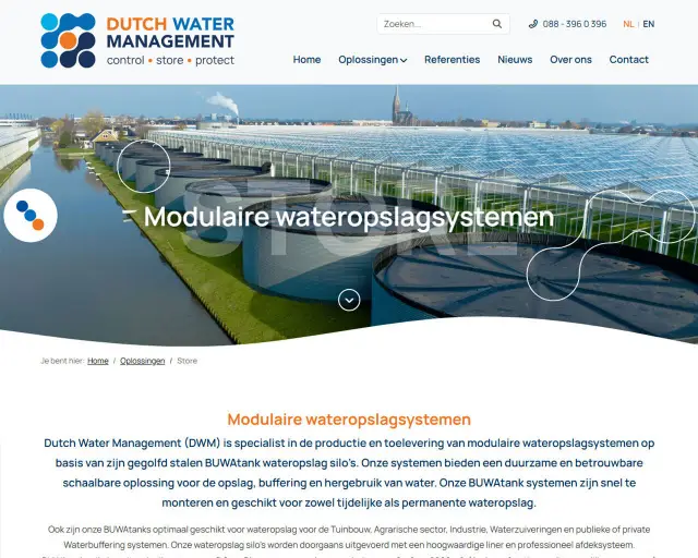 Website Dutch Water Management